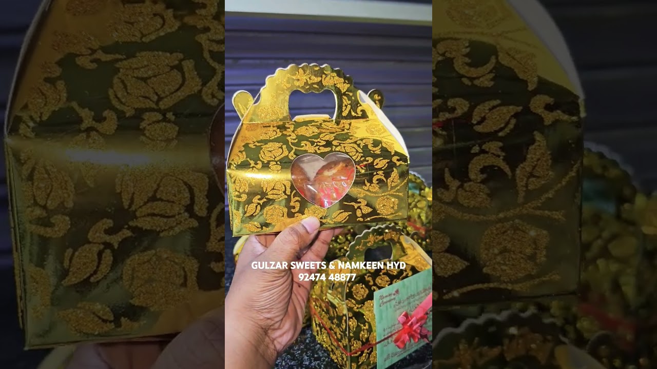 New viearty of Laddu Box available in GULZAR SWEETS hyderabad 