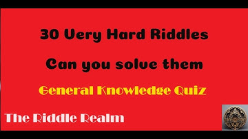Unlock the Mind: 30 very hard riddles to challenge your intellect!