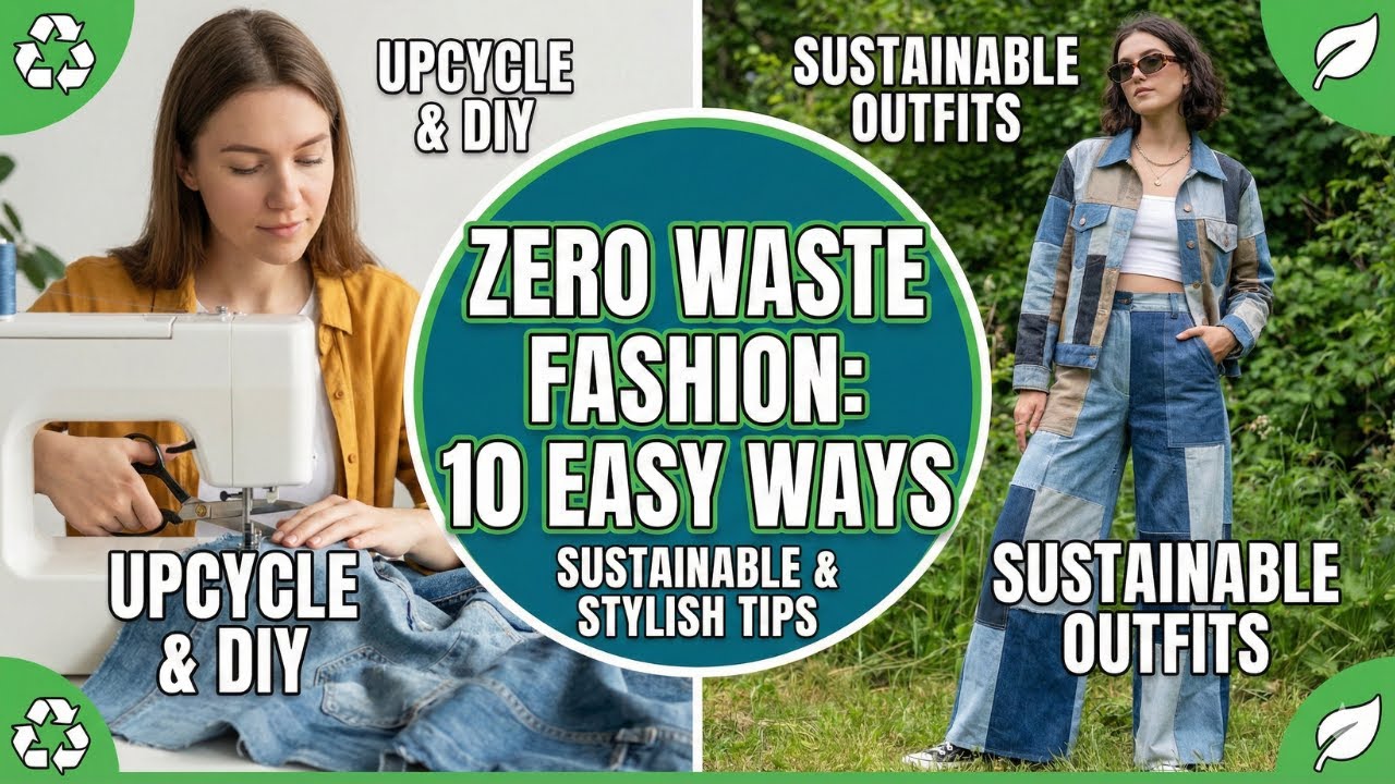 “Zero Waste Fashion: 10 Easy Ways to Up cycle & Style Your Clothes ...