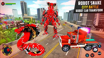 Grand Snake Robot Transform : Robot Truck Transform Game 21 - Android Gameplay