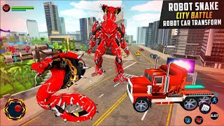 Grand Snake Robot Transform : Robot Truck Transform Game 21 - Android Gameplay screenshot 5