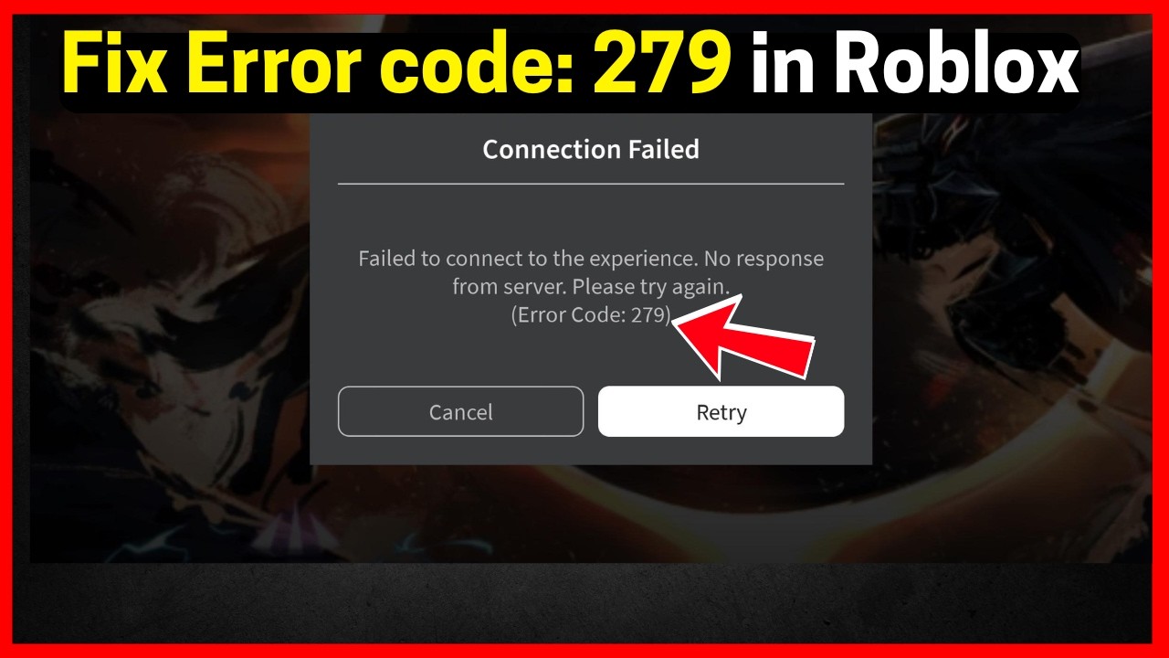 Fix Roblox Error code: 279 - YouTube