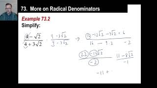 Saxon Math - Algebra 2: 3rd Edition (Lesson 73 - More on Radical Denominators) Net Worth