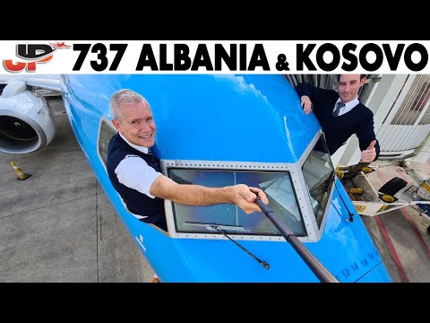 Piloting TUIfly Boeing 737-700 to Albania & Kosovo (Film Trailer)