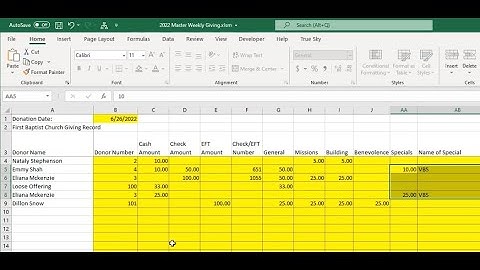 Software to help your Church Count and Record Donations- see description for new version
