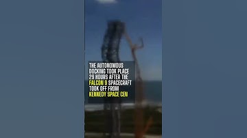 SpaceX Dragon Capsule docks with ISS #Shorts