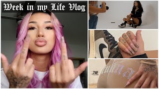 WEEK IN MY LIFE VLOG: PHOTOSHOOT BTS, WORK, &amp; FRIENDS