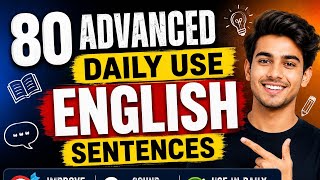 80 Powerful English Sentences for Daily Conversation | Improve Speaking | #video #englishlearning