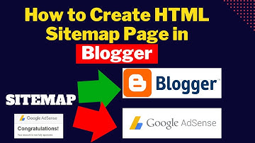 How to create / Add HTML sitemap page in blogger And advance HTML sitemap page in blogger 2023