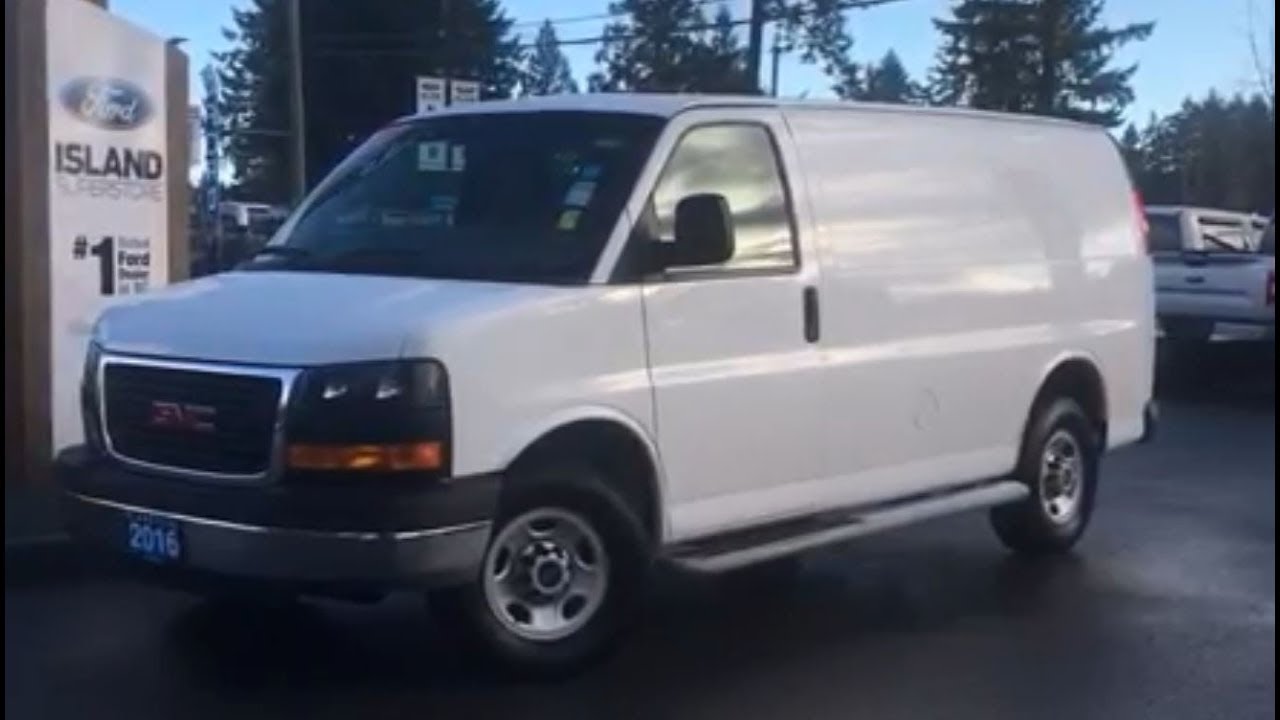 2016 gmc savana cargo van