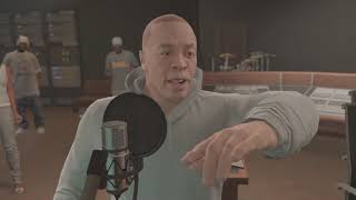 Dr. Dre recording "ETA" Studio Session GTA Online The Contract [4K HDR]