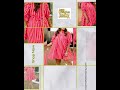Rose Stripe Frilled Collar Button Neck Short Sleeve Curvy Mini Dress