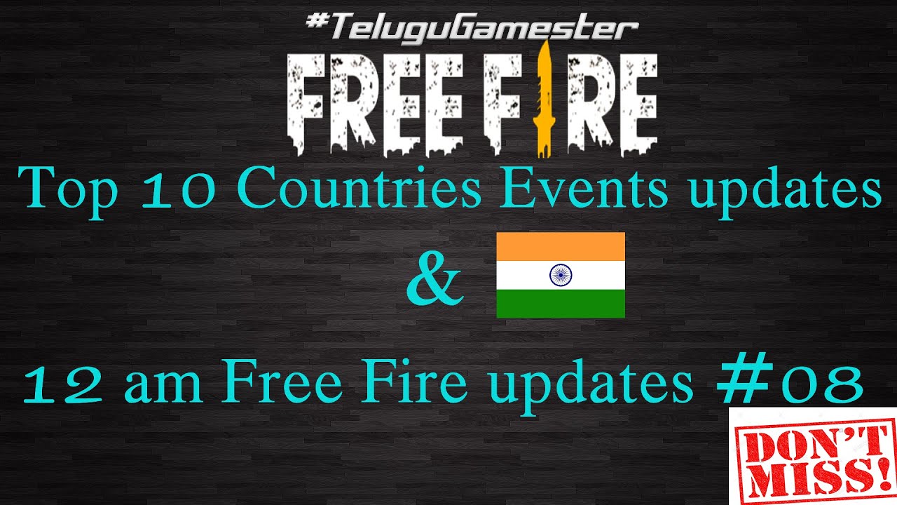 Free Fire Tonight 12am Updates In Telugu | Free Fire To Night Update | Free Fire Telugu Updates