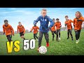 KLEINE MESSI vs 50 VERDEDIGERS 😱🔥