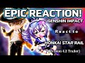 Genshin Impact react to Honkai Star Rail Version 4.2 Trailer ||Gacha Club || 