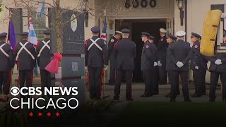 Chicago firefighter Capt. David Meyer funeral held in Niles, Illinois
