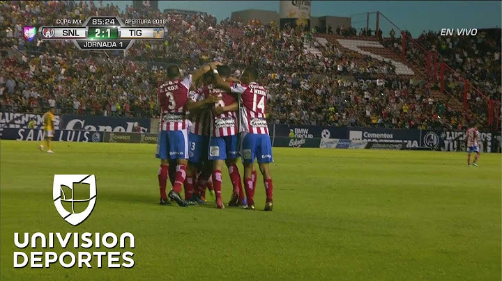 Atlético San Luis 2-1 Tigres - RESUMEN Y GOLES - Copa MX Apertura 2018