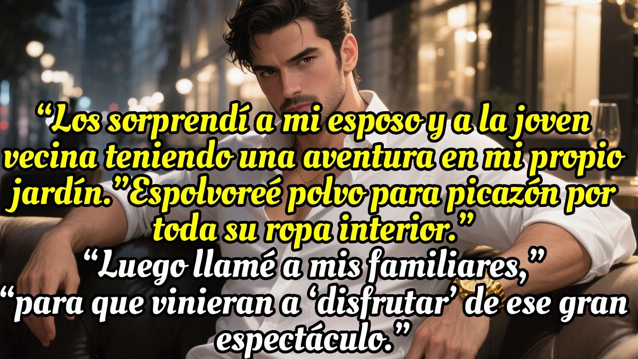 😡Mi esposo engañó con la vecina en mi jardín🌷🌻, les eché polvo que pica👙 y luego…🤔