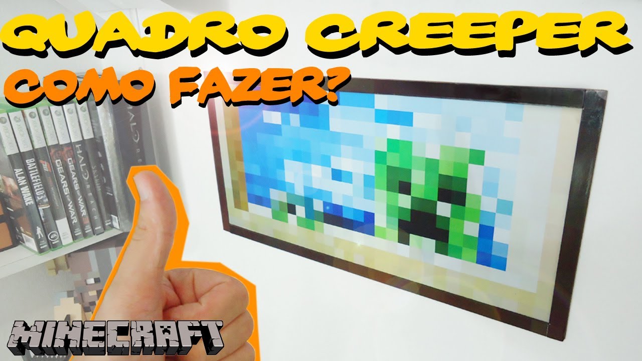 Como fazer quadro no Minecraft