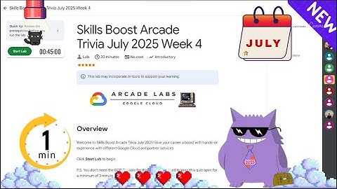 Skills Boost Arcade Trivia July 2025 Week 4 | #2025 | #|#qwiklabs |Solution