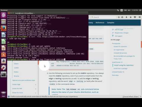 Video: Come installo Docker su Ubuntu 16.04 LTS?