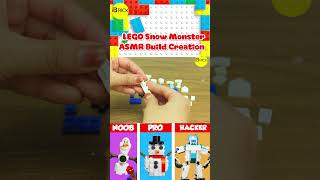 Lego Snow Monster ASMR Build Creation on Christmas Day