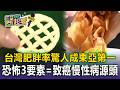 台灣肥胖率成「東亞第一」！醫警告：糖油鈉是致癌慢性病源頭【東森醫起看】