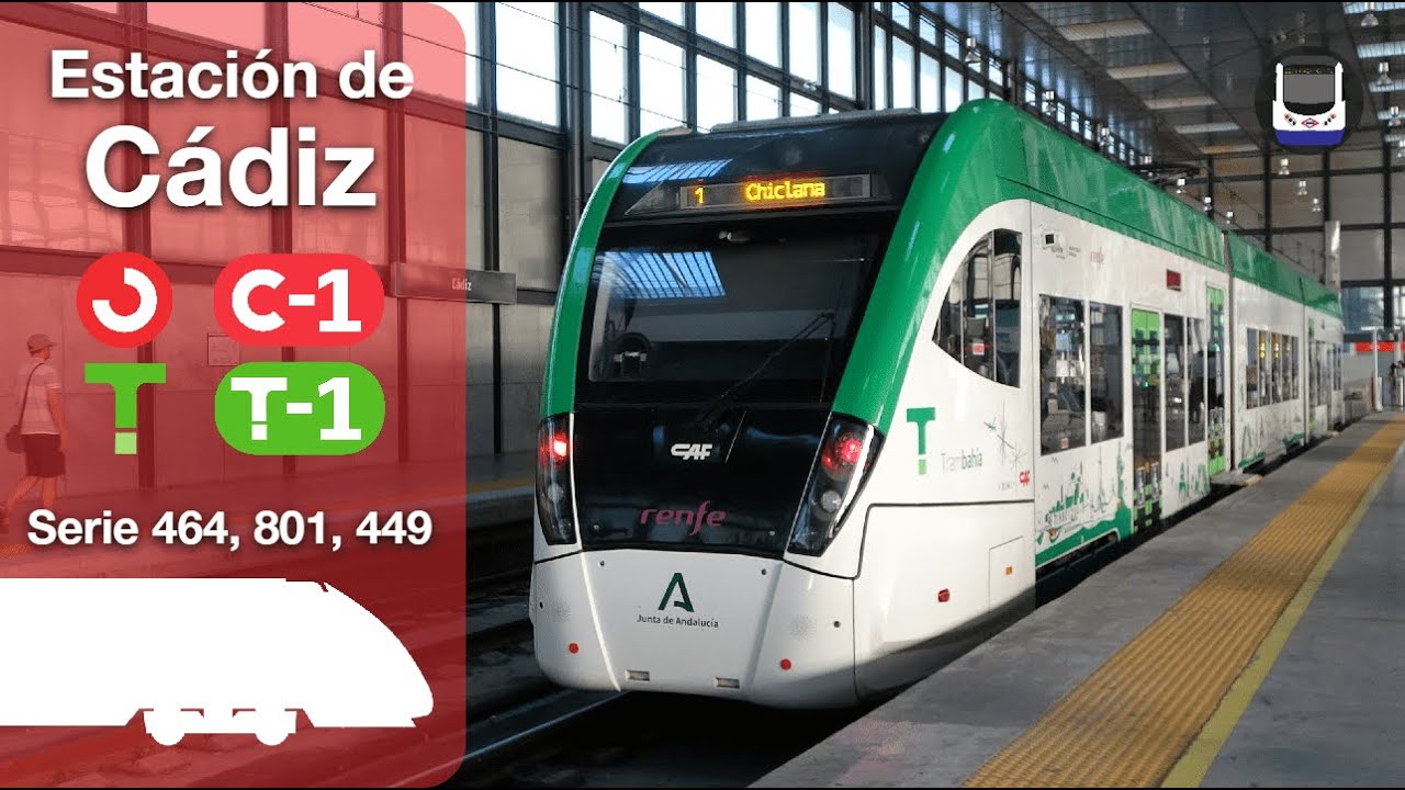 Circulaciones por la estación de Cádiz