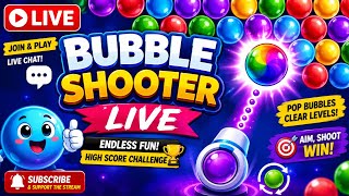 🔴 Bubble Shooter LIVE | Endless Bubble Pop Gameplay 🎯 High Score Challenge | Relaxing Puzzle Game screenshot 2