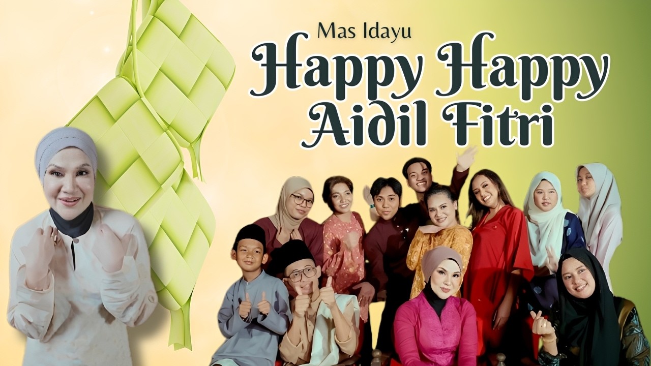 Mas Idayu - Happy Happy Aidil Fitri (Lirik Lagu)