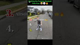 Ranking The Funniest Baseball Fails Ever 😂⚾ #baseball #fails #sports