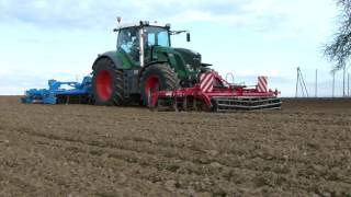 Fendt 720 & 824 - Pulvérisation & semis de betteraves