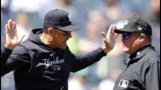 Aaron Boone EJECTED without saying a WORD