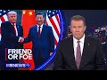 Trump receives lavish welcome in China amid growing trade tensions | 9 News Australia
