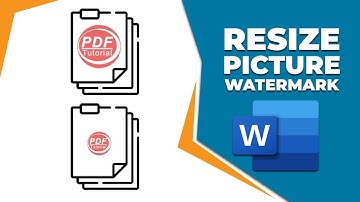 How to resize picture watermark in Microsoft word