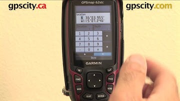 Garmin GPSMAP 62 Series: Waypoint Manager Page @ gpscity.com