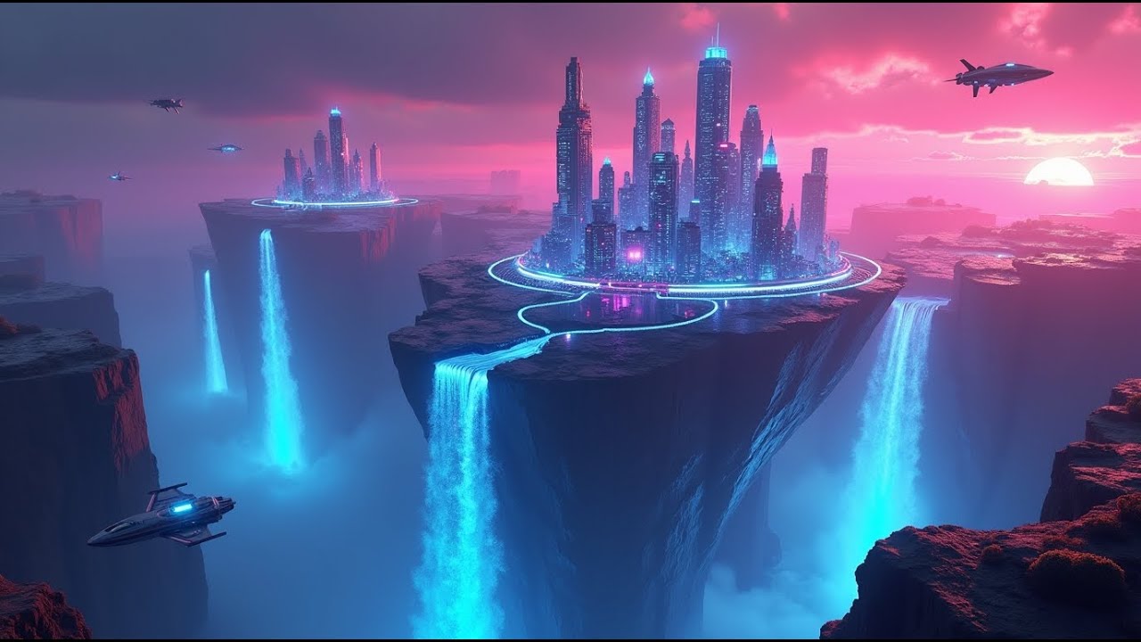 Shadows Beneath Neon Skies - Dexrro Music ( Official Music Video )