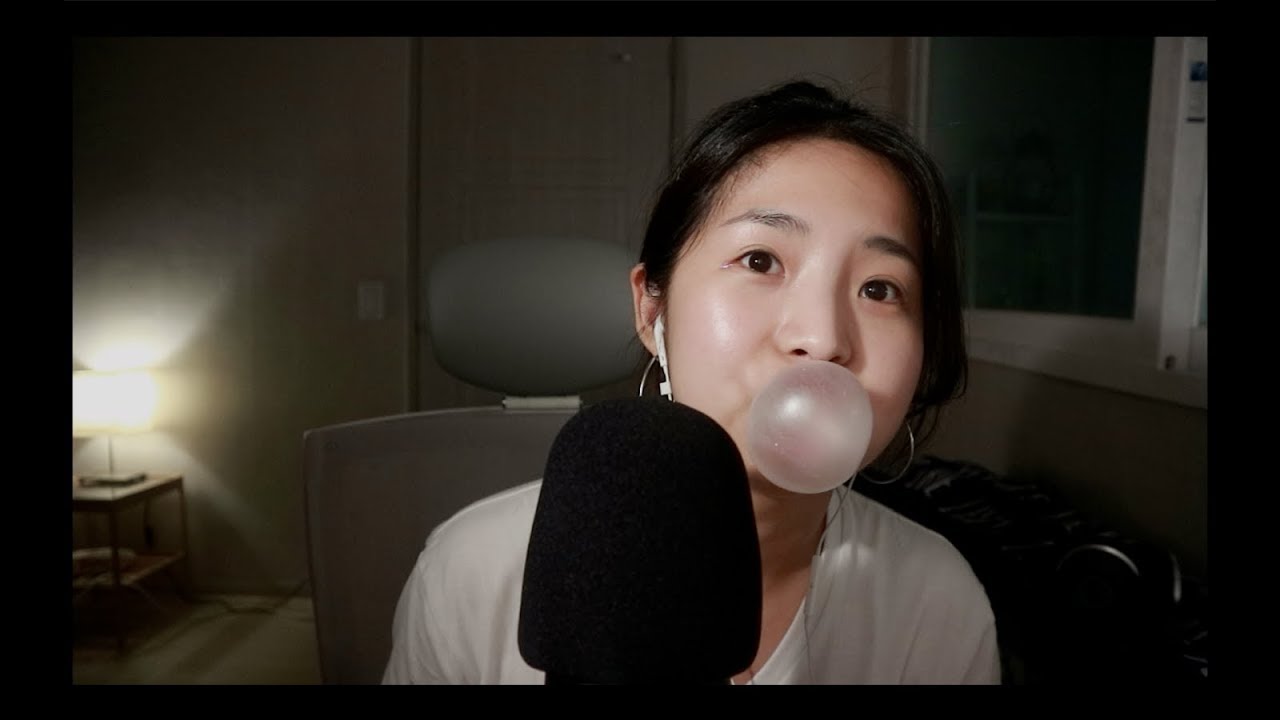 [한국어 Korean ASMR] 껌 씹으며 위스퍼링 Gum chewing Ramble