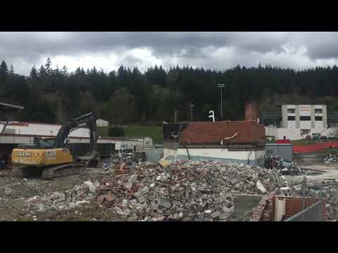 Kalama Elementary School Demolition - Kalama Washington 2021