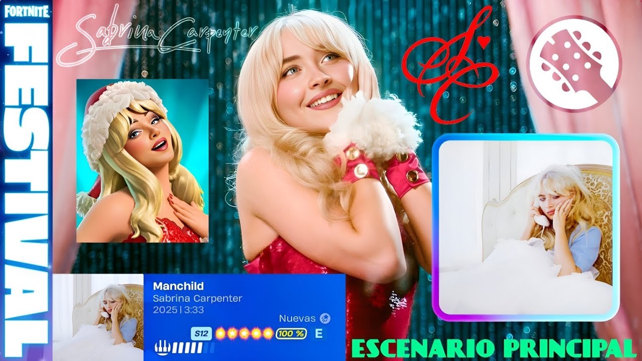 Sabrina Carpenter-Manchild 🎸 Experto/100% Perfect/Escenario Principal/Fortnite Festival