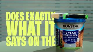 How to use Ronseal 5 year Fence Life Plus Shed & Fence Protector