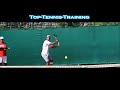 Rafael Nadal Forehands Slow Motion (Front View)