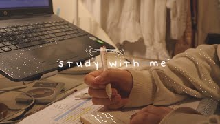 STUDY WITH ME 1hr⋆｡˚☽˚｡ at night (real sound) by Maria Silva 269,737 views 8 months ago 1 hour, 17 minutes