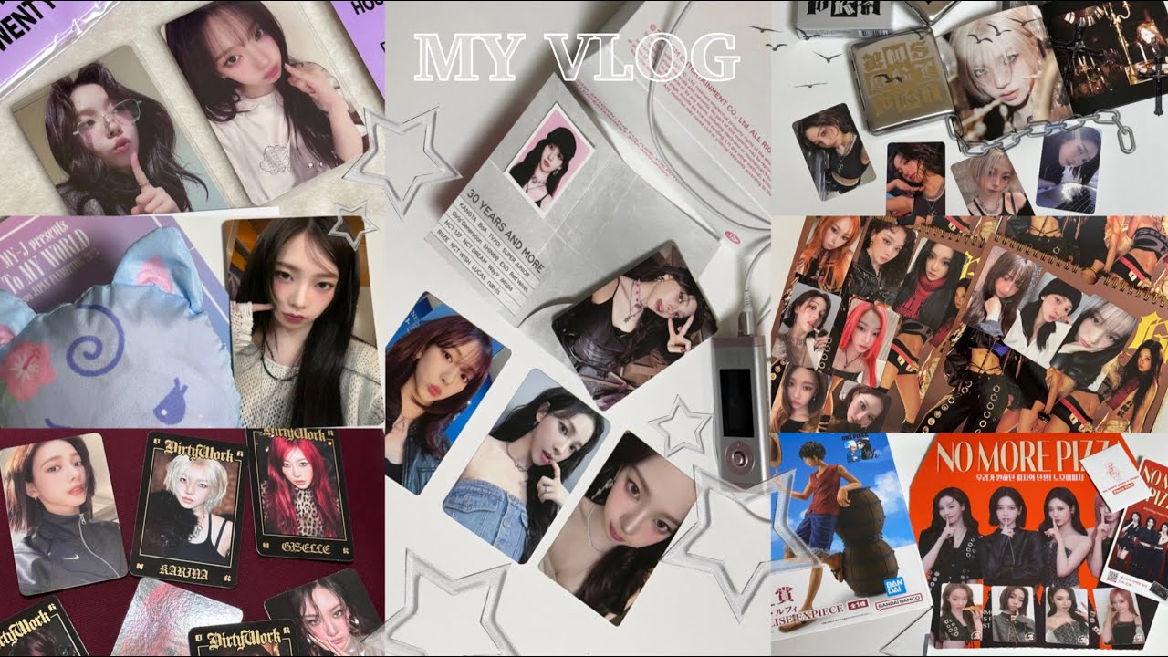 [ 마이로그 #35 ] 에스파 컴백함 Dirty Work로. | 앨범깡•카리나 생일 MD•트레카깡•SM타운 mp3•미공포•에스파 일본 MD•준등기깡•일상의틈byU+•쉽겟•노모어피자