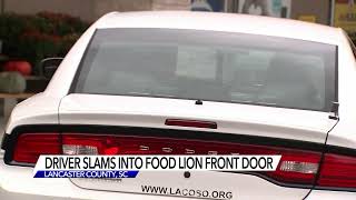 Police: Driver slams car into Food Lion during argument with person over week-old traffic dispute