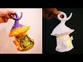 Easy Mushroom Fairy House Jar DIY Lantern & Ring Holder - Air Dry Clay Tutorial #3