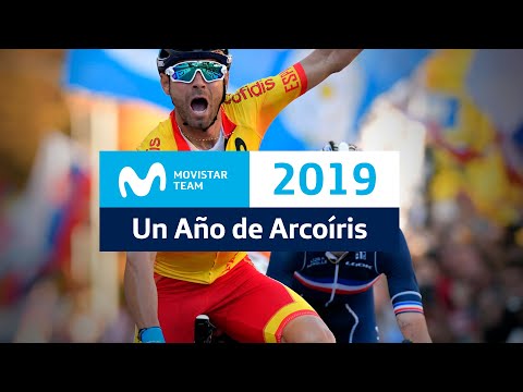 Video: Alejandro Valverde estrena maillot arcoíris antes de las Clásicas de Italia