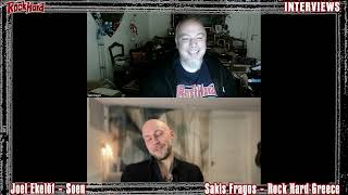 Rock Hard Greece interview with SOEN (Joel Ekelöf)