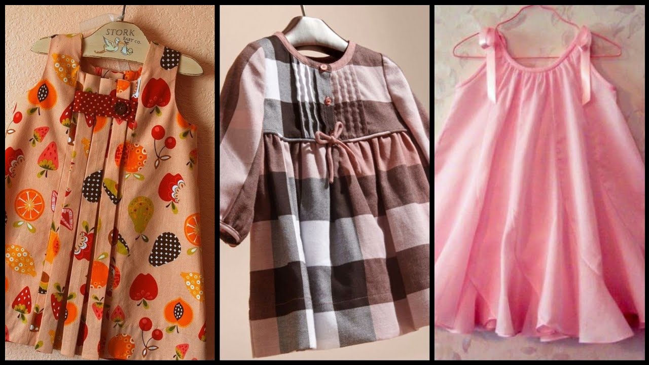 COMFORTABLE COTTON BABY GIRL FROCKS DESIGNS//TODDLER GIRL BONNIE JEAN CORAL GINGHAM PLAID DRESS