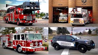 Colorado Fire, EMS, &amp; Police Responding Compilation #1